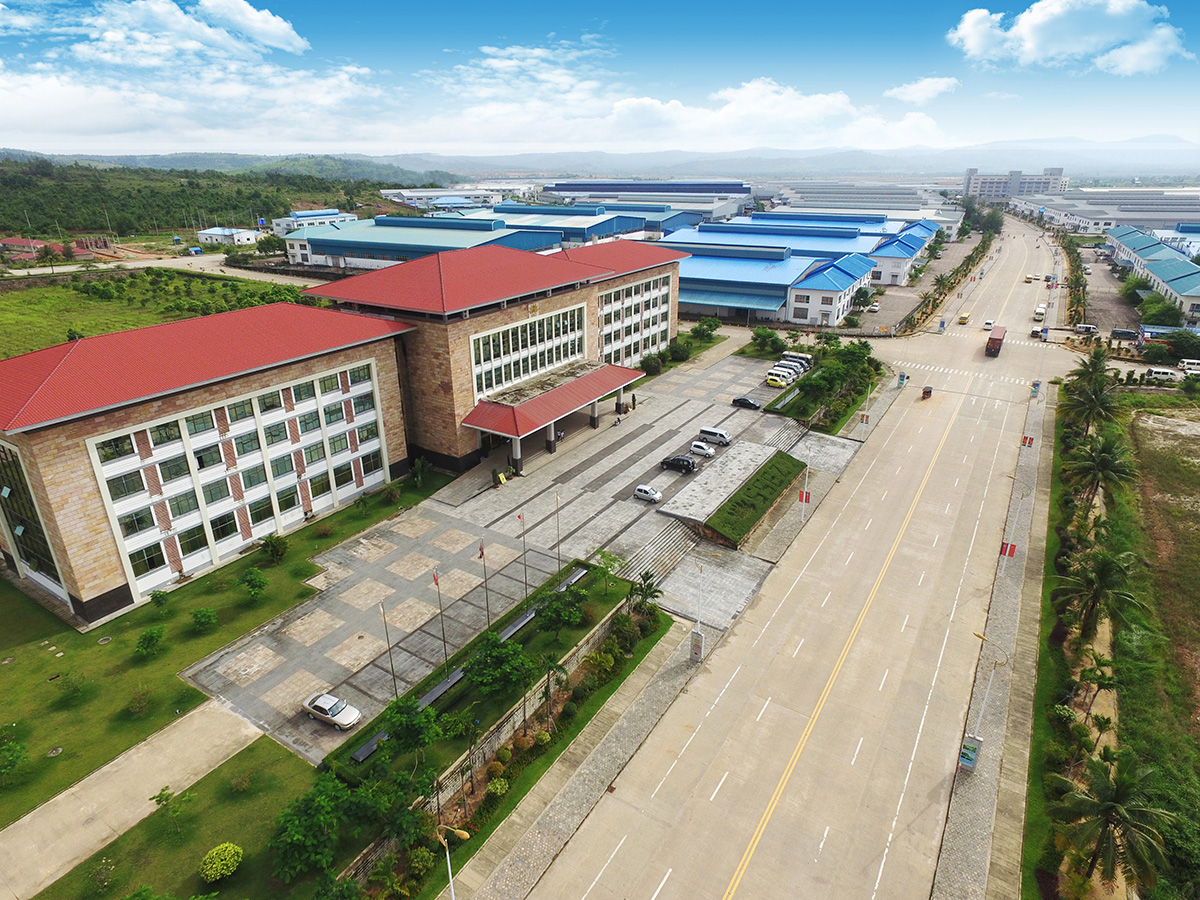 新 西哈努克港經濟特區(qū)鳥瞰